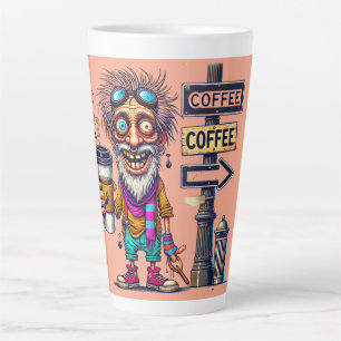 "One Way Coffee" Ugly Latte Mug