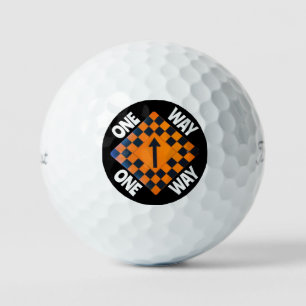 ONE WAY GOLF BALLS
