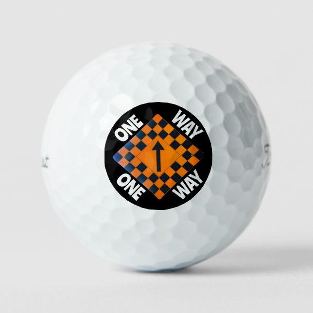 ONE WAY GOLF BALLS (Front)
