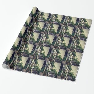One way ivy wrapping paper