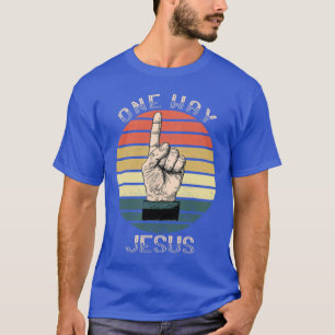 One Way Jesus Christian Bible Faith Vintage T-Shirt