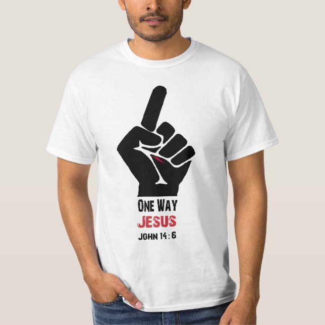 One Way Jesus T-Shirt (Front)