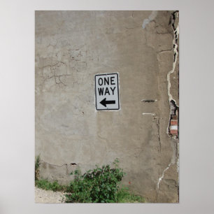 One Way Poster