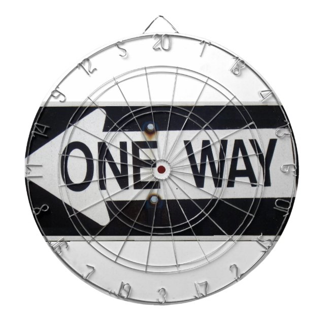 One Way Sign Dartboard (Front)