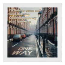 One Way Street Tapestry