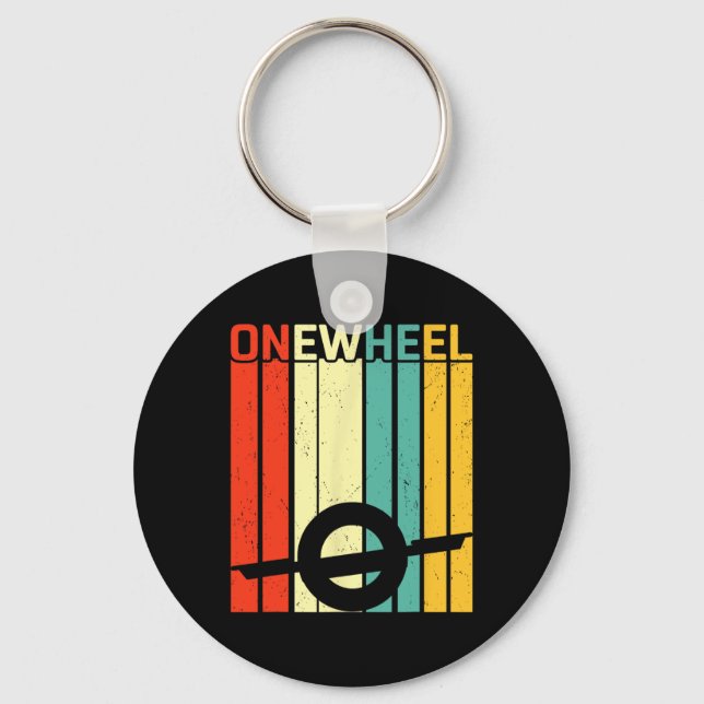 One Wheel Electric Skateboard Float Owner Skateboa Key Ring (Front)