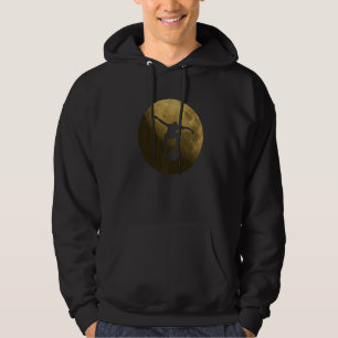 One Wheel Floating In The Moon Self Balancing Floa Hoodie