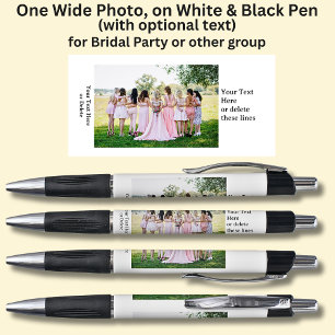 One wide/long photo with text in White & Black