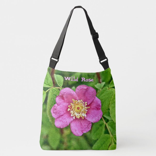 One Wild Rose Crossbody Bag (Front)