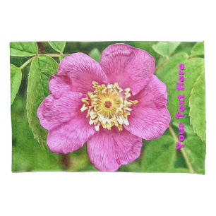 One Wild Rose Pillowcase
