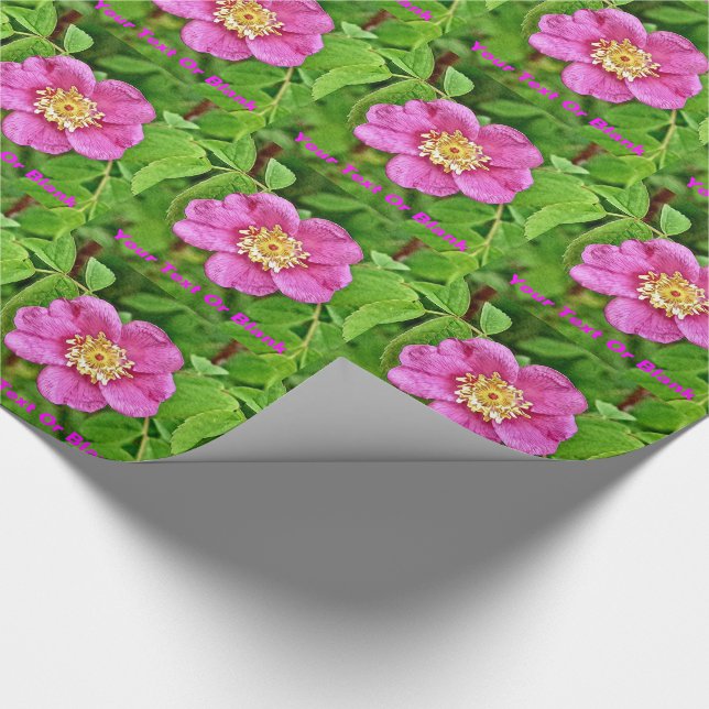 One Wild Rose Wrapping Paper (Corner)