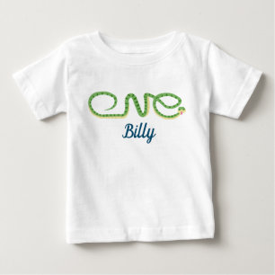 One wild snake design with name baby T-Shirt
