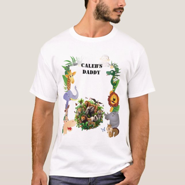 One Wild Year Daddy's T-Shirt (Front)