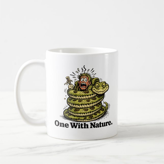 One with nature hiker mug (Left)