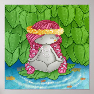 One with nature poster