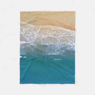 One with the Beach Fleece Blanket