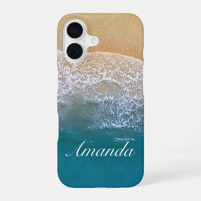 One with the Beach iPhone 16 Case (Back)