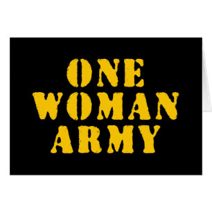 ONE WOMAN ARMY