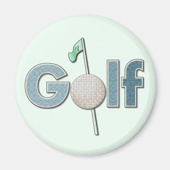One Word: Golf Magnet (Front)
