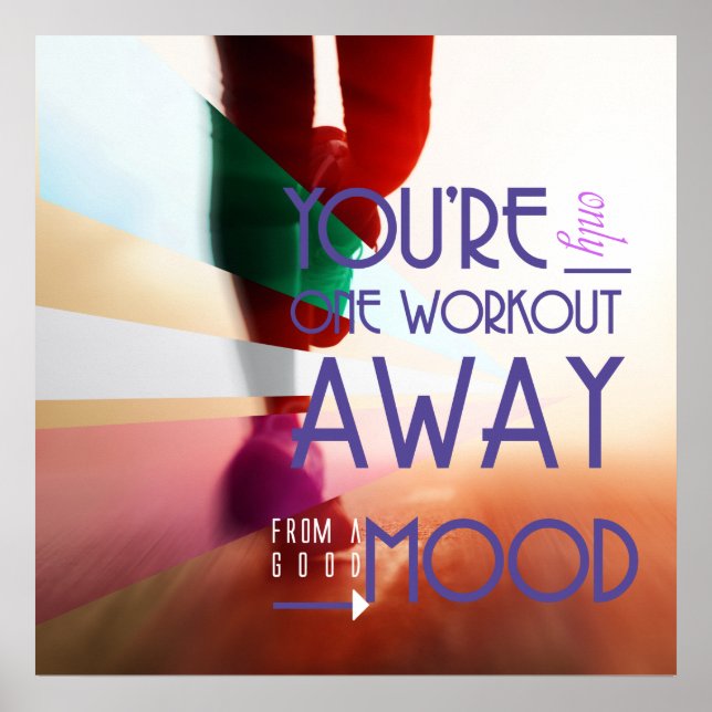 One Workout Away  - Poster (Front)