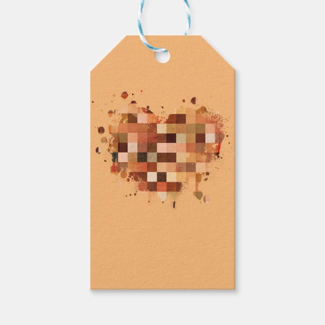 One World Heart gift tags (Front)