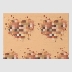 One World Heart tissue paper