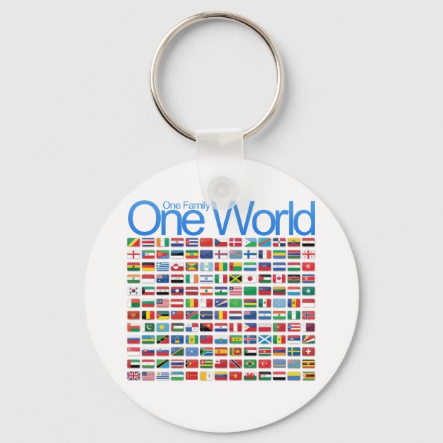 One World Key Ring (Front)