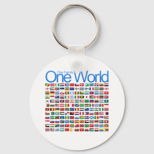One World Key Ring (Front)