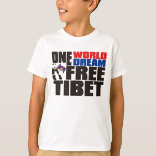 ONE WORLD ONE DREAM FREE TIBET T-Shirt