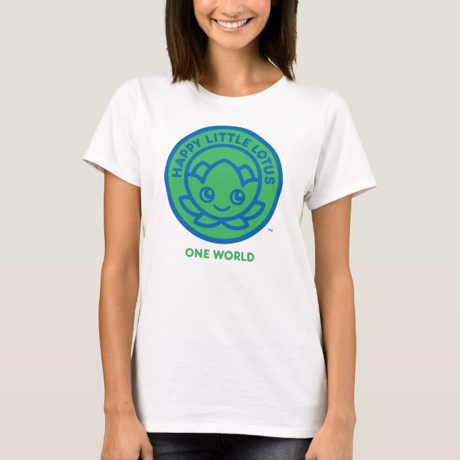 ONE WORLD t-Shirt Happy Little Lotus HHL_03 (Front)