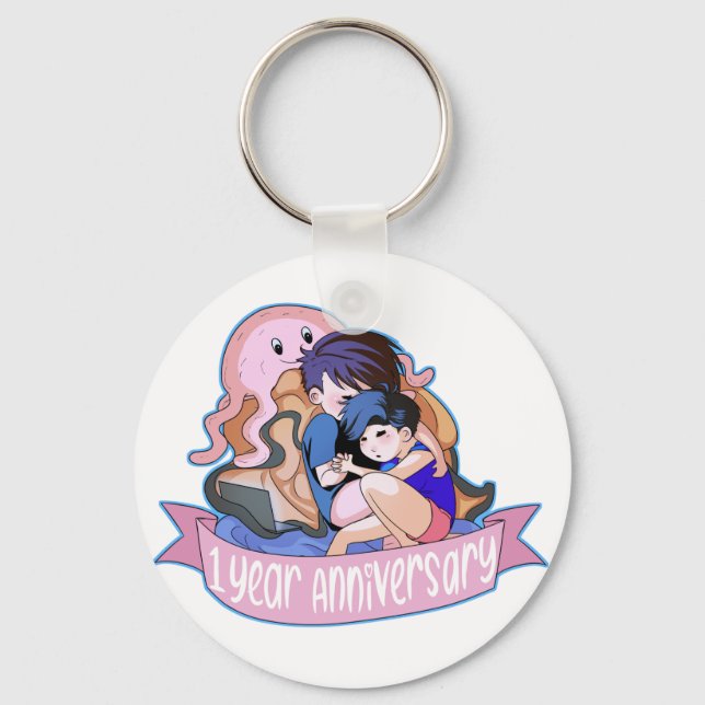 One Year Anniversary Keychain (Front)