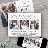 One Year Anniversary Reception 4 Photo Wedding