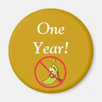 One Year Bananahead Free Magnet