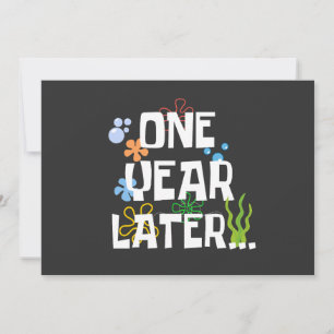 One Year Later, Funny 1st Birthday Party Invitation