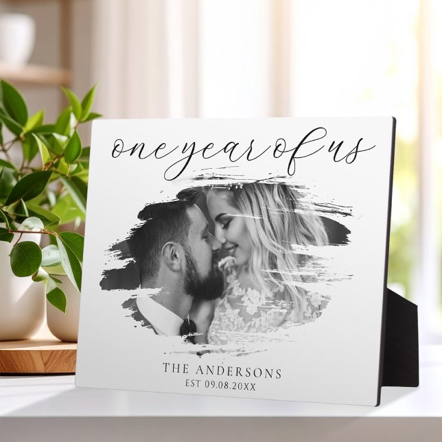 One Year of Us First Wedding Anniversary Plaque (Creator Uploaded)