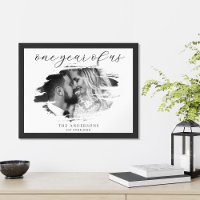 One Year of Us Personalised Wedding Anniversary 
