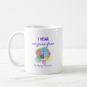 One Year Seizure Free Epilepsy Warrior Coffee Mug