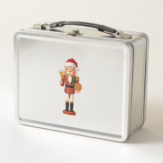 One Years Sober Nutcracker Holiday Celebration   Metal Lunch Box