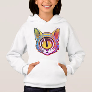One yellow eyed cat