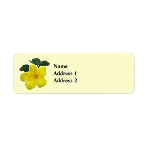 One Yellow Hibiscus