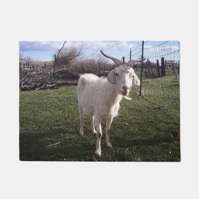 One Young Goat Doormat (Front)