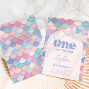Oneder the Sea Arch Mermaid Invitation