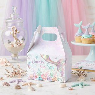 Oneder the Sea Mermaid Birthday Favour Box