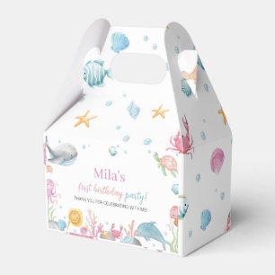 Oneder The Sea Pastel Birthday Favour Box 