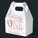 ONEderful 1st Birthday Party Boxes - Pink<br><div class="desc">Make your child’s first birthday truly ONEderful with our charming 1st Birthday Party Boxes! These delightful boxes feature a playful and enchanting design with vibrant colours and whimsical elements that perfectly capture the joy of a first birthday celebration. Ideal for holding party favours, treats, and small gifts, these sturdy boxes...</div>