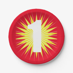 Onederful 1st Birthday Party Paper Plate