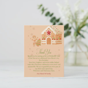 ONEderful Christmas Holiday Birthday Appreciation Thank You Card