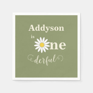 Onederful First Birthday Napkin