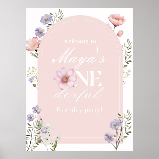 ONEderful, First Birthday, ONE Poster (Front)