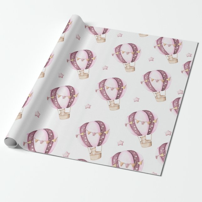 ONEderful First Birthday Wrapping Paper (Unrolled)